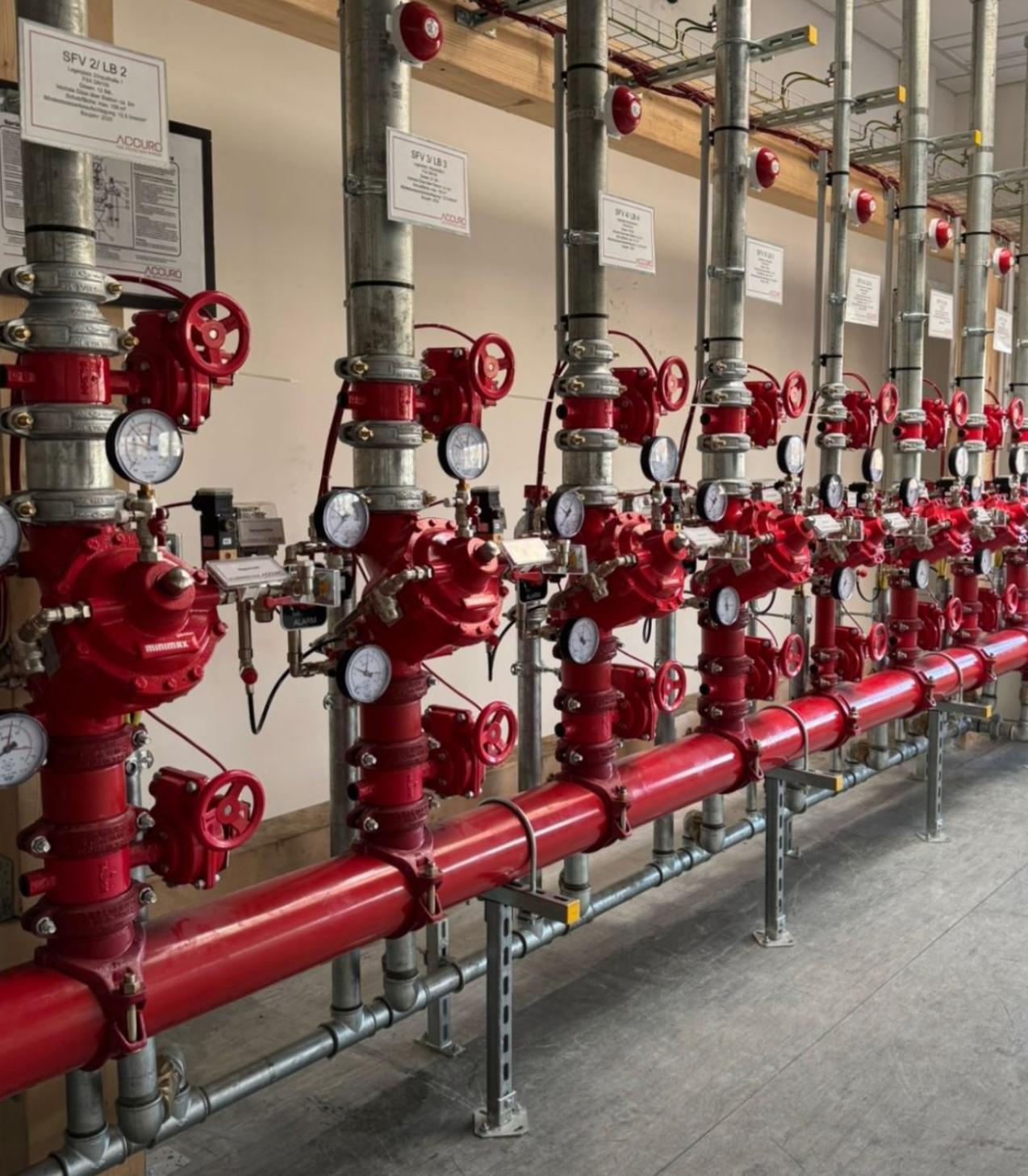 Audit et essais d’un système de sprinklers